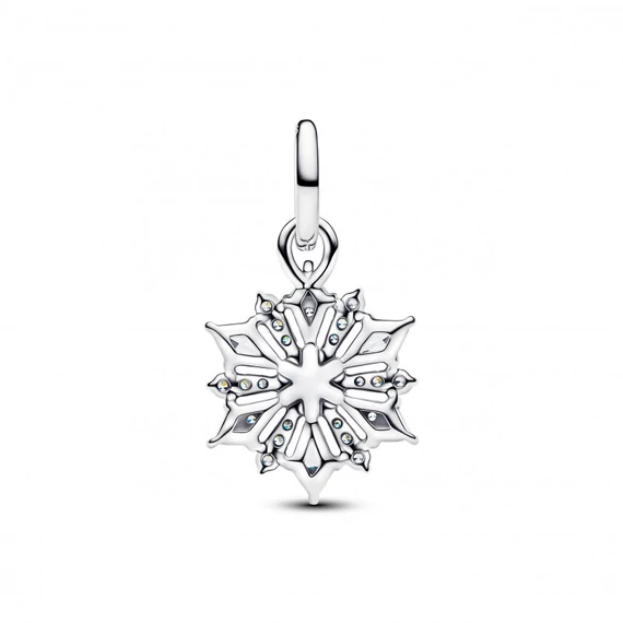 Pandora  - Disney Jégvarázs Elsa királynő hópehely függő charm - 794209C01