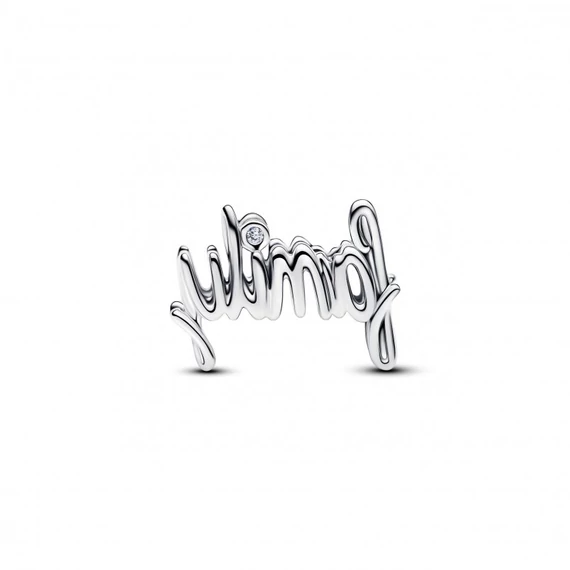 Pandora  - Írott betűs family felirat charm - 794250C01