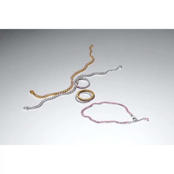 Pandora  -  Rózsaszín kis méretű teniszkarkötő - 593927C02-20