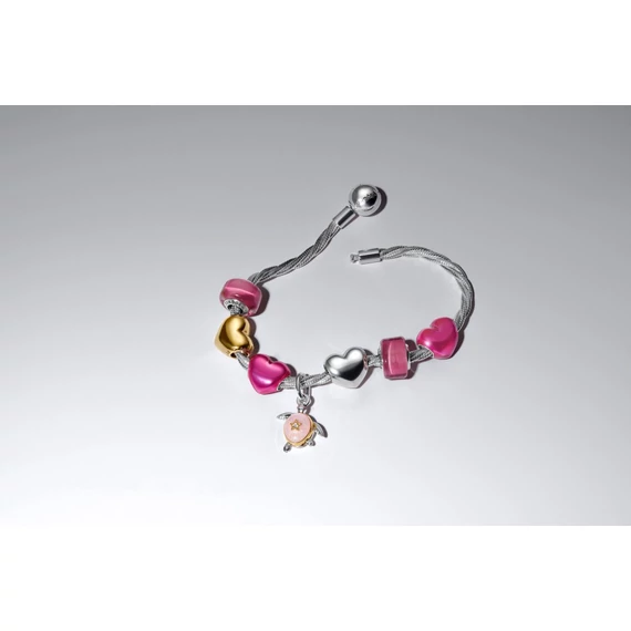 Pandora  - rózsaszín teknős függő charm - Pandora Club charm 2026 - 764432C01