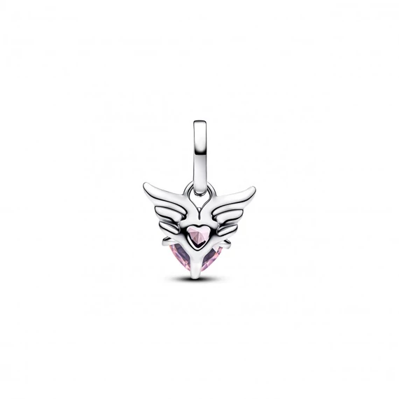 Pandora  - Szárnyas szív mini függő charm - 793626C02