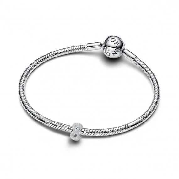Pandora  - Texturált végtelenjel mini charm - 794523C00