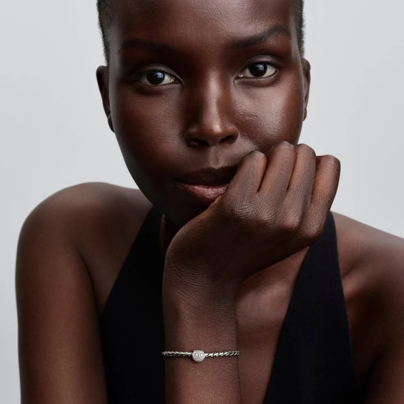 Pandora  - Texturált bagoly mini charm - 794525C00