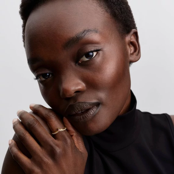 Pandora  - Disney Aurora hercegnő tiara gyűrű - 164334C01-54