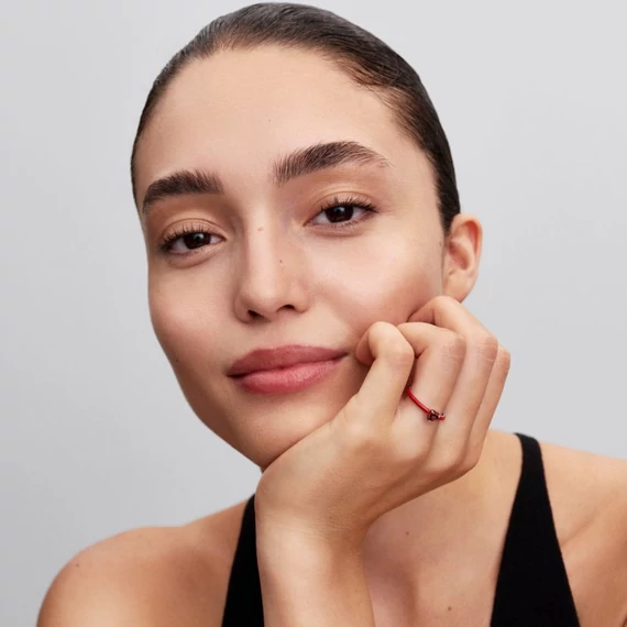 Pandora  - Piros csakra szív gyűrű - 193088C05-48