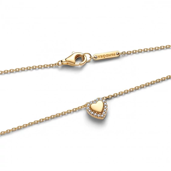 Pandora  - Gravírozható szív glória collier nyaklánc - 364364C01-45