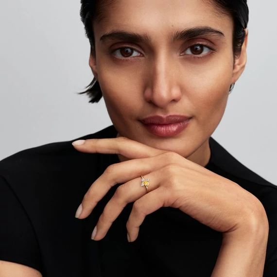 Pandora  - Háziméh gyűrű - 164562C01-52