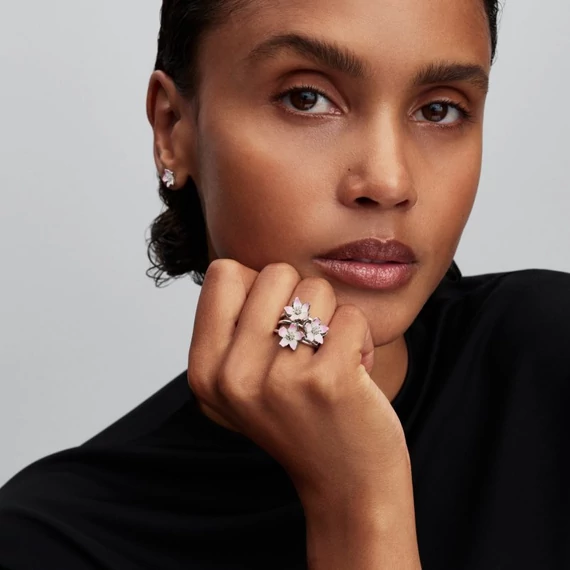 Pandora  - Cseresznyevirág gyűrű - 194371C01-56