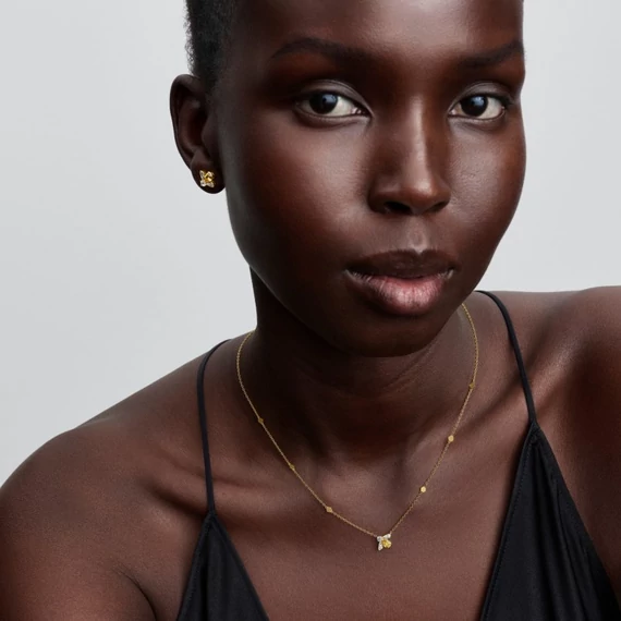 Pandora  - Házi méh gombfülbevaló - 264559C01