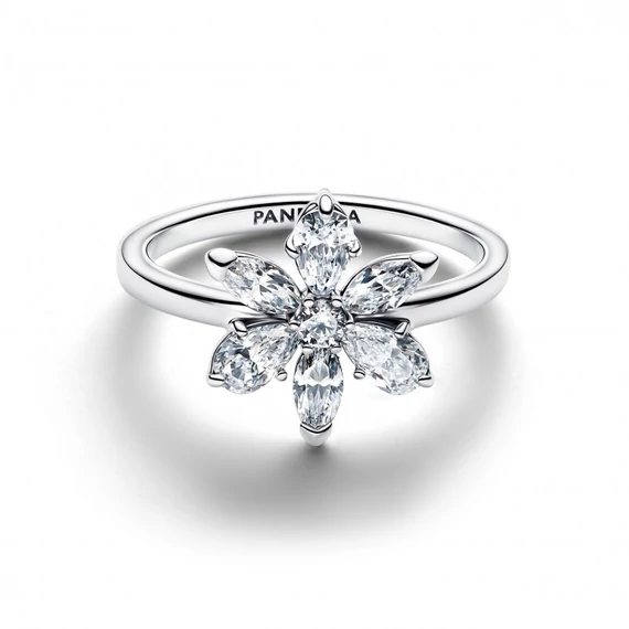 Pandora  - Herbárium szikrázó virág koktélgyűrű - 193000C02-54