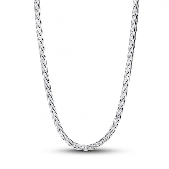 Pandora  - Pavé kapcsos rókafark láncos charm nyaklánc  - 394463C01-45