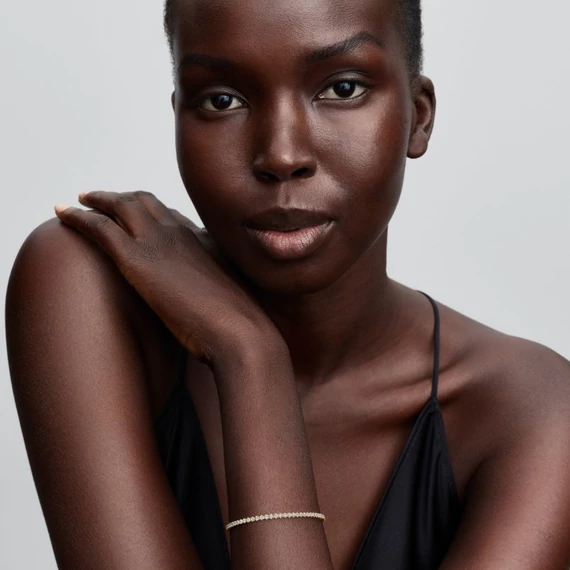 Pandora  - Szikrázó teniszkarkötő - 563927C01-18