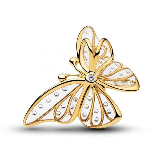 Pandora  - Nagy méretű áttört pillangó charm - 764487C01