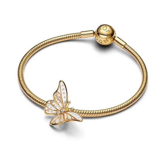 Pandora  - Nagy méretű áttört pillangó charm - 764487C01