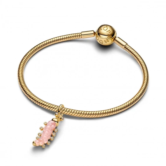 Pandora  - Rózsaszín hernyó charm - 764489C01
