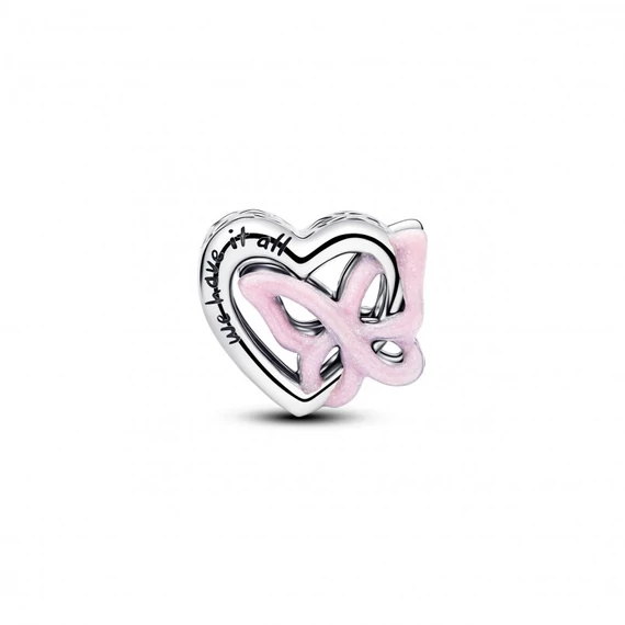 Pandora  - Összefonódó szív és pillangó charm - 794475C01