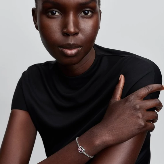 Pandora  - Összefonódó szív és pillangó charm - 794475C01