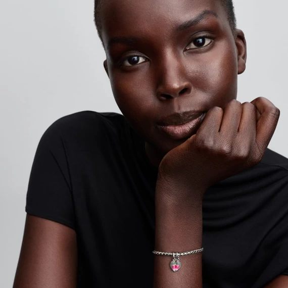 Pandora  - Szeretet madarak szétválasztható függő charm - 794484C01