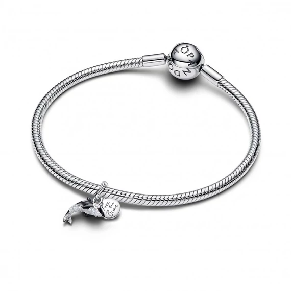Pandora  - Kardszárnyú delfin függő charm - 794683C01