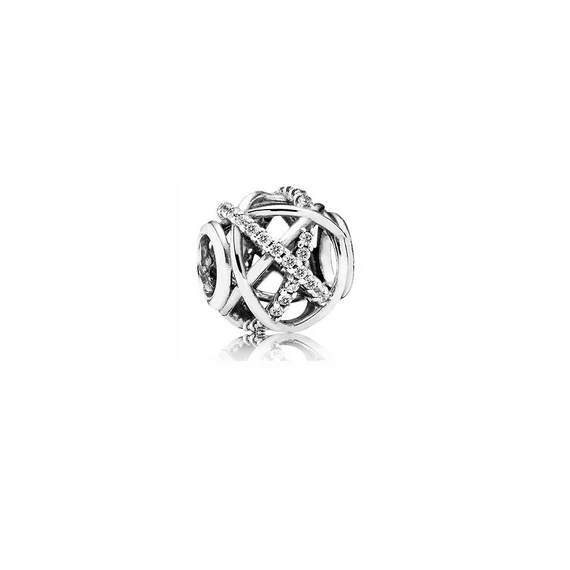 Pandora  - Galaxis áttört mintás charm - 791388CZ