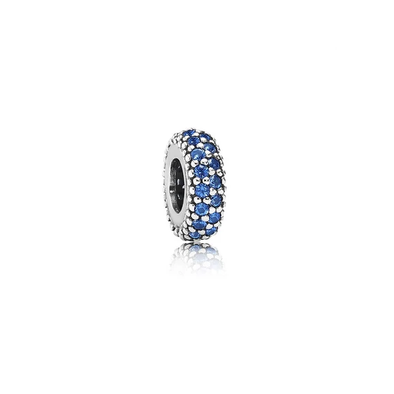 Pandora  - Kék pavé inspiráció spacer - 791359NCB