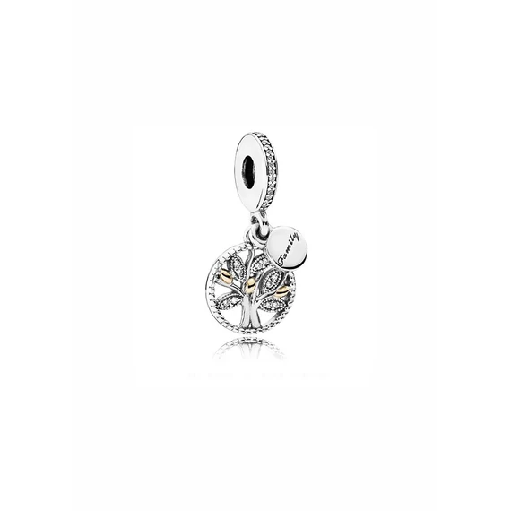 Pandora  - Csillogó családfa függő charm - 791728CZ