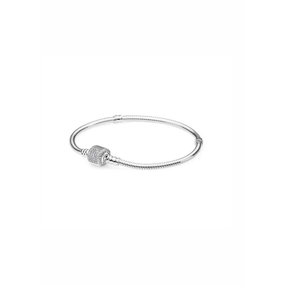 Pandora  - Ezüst karkötő áttetsző cirkóniával - 590723CZ-18