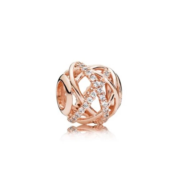 Pandora  - Szikrázó és polírozott vonalak charm - 781388CZ