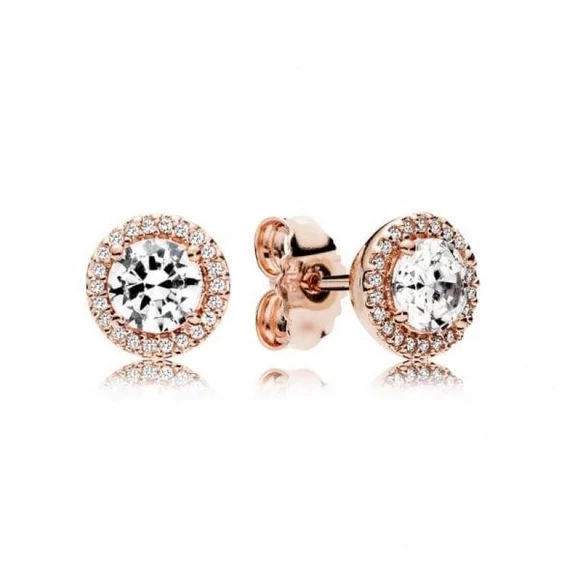 Pandora  - Klasszikus elegancia gombfülbevaló - 286272CZ