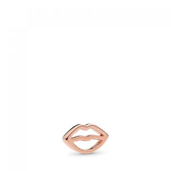 Pandora  - Szerelmes csók rozé petite medálelem - 786589