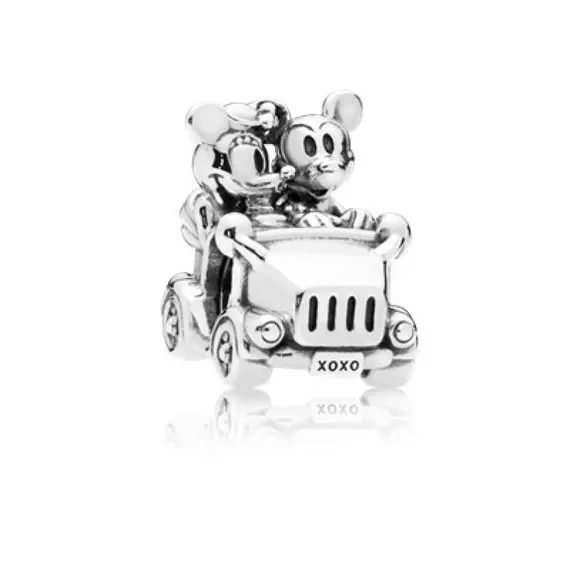 Pandora  - Disney, Mickey & Minnie vintage autó charm - 797174