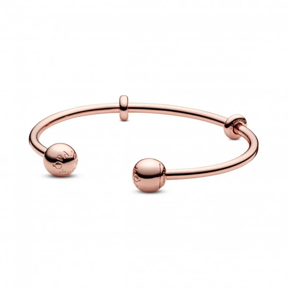 Pandora  - Rosegold nyitott karperec - 586477-1