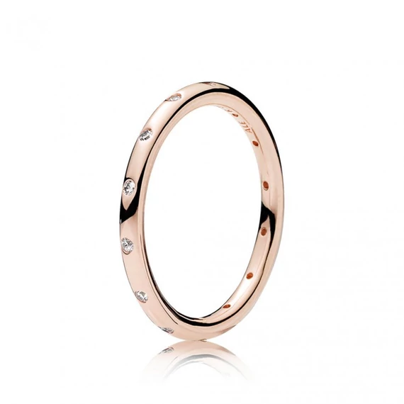 Pandora  - Cseppek rozé gyűrű - 180945CZ-50