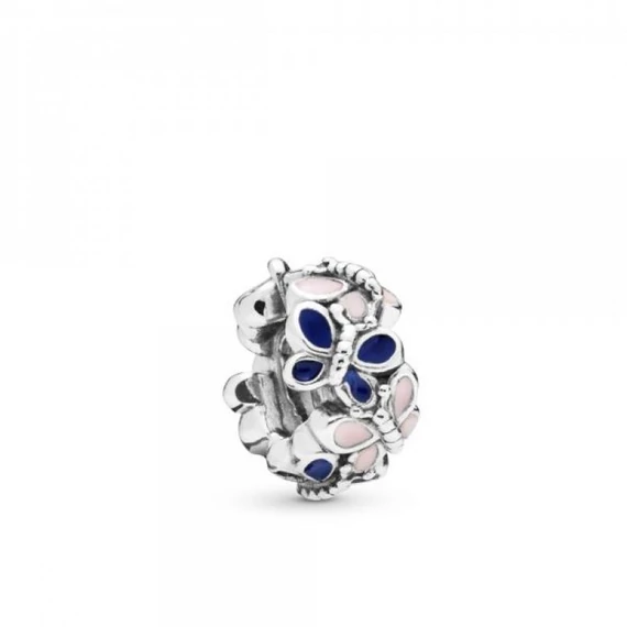 Pandora  - Pillangó kavalkád ezüst spacer - 797870ENMX