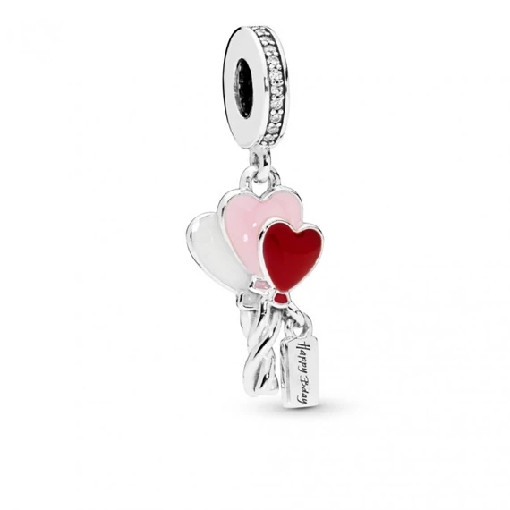 Pandora  - Boldog Szülinapot lufis függő charm - 798076CZ
