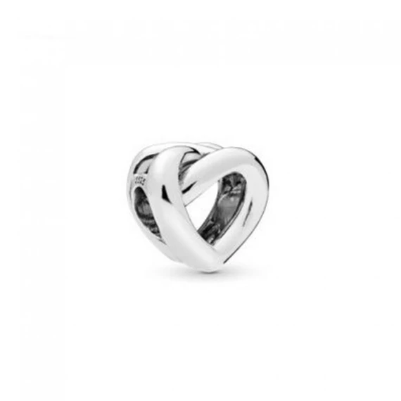 Pandora  - Pandora ékszer Összefonódó szív ezüst charm - 798081