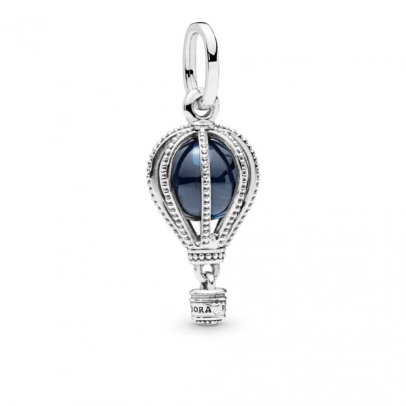 Pandora  - kék hőlégballon charm  - 798064NMB