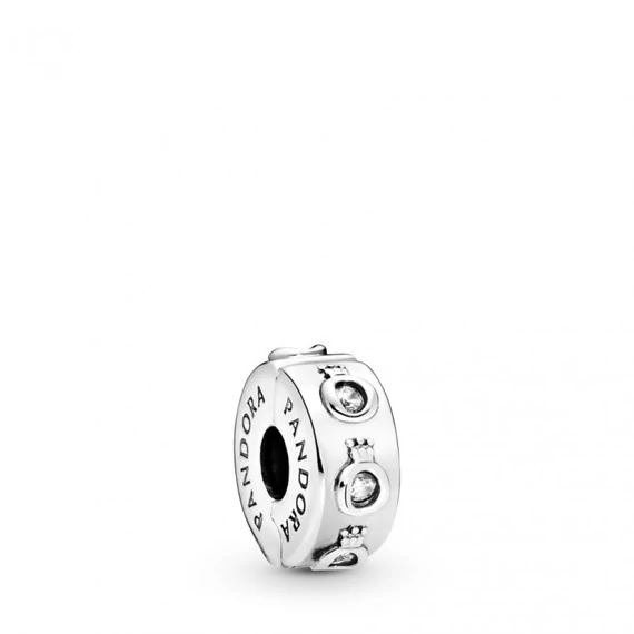 Pandora  - Ragyogó koronás O klip - 798326CZ