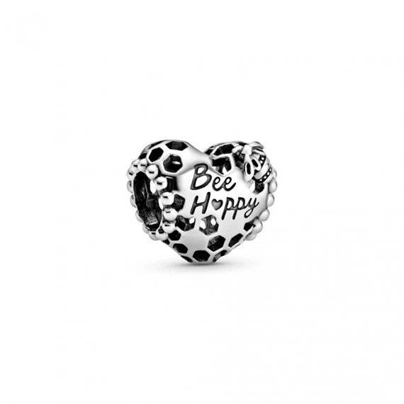 Pandora  - Bee Happy lépesméz szív charm - 798769C00