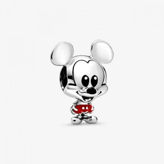 Pandora  - Disney Mickey Egér piros nadrág charm - 798905C01