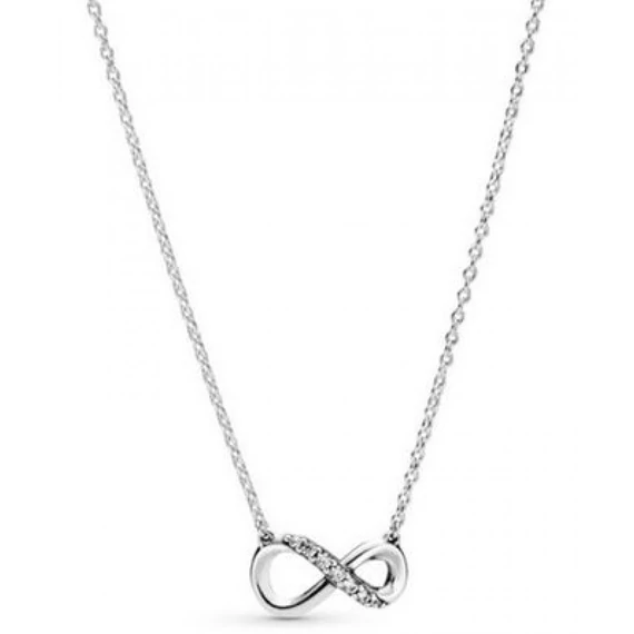 Pandora  - Szikrázó végtelen collier nyaklánc - 398821C01-50