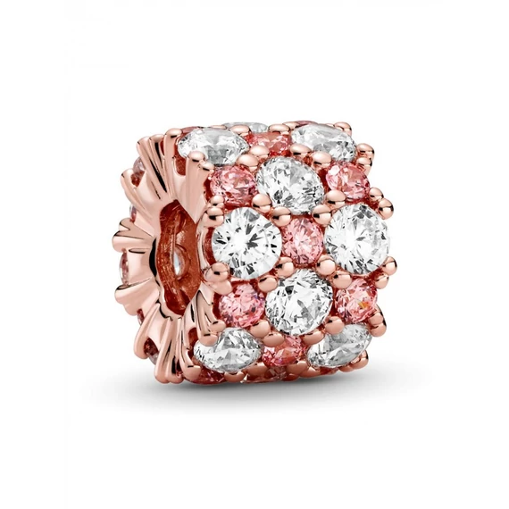 Pandora  - Rózsaszín és áttetsző szikrázó charm - 788487C01