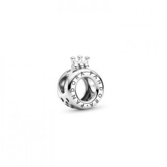 Pandora  - Pandora logó és koronás O charm - 799036C00