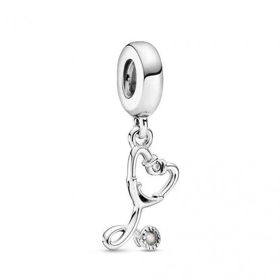 Pandora  - Sztetoszkóp szív alakú függő charm - 799072C01