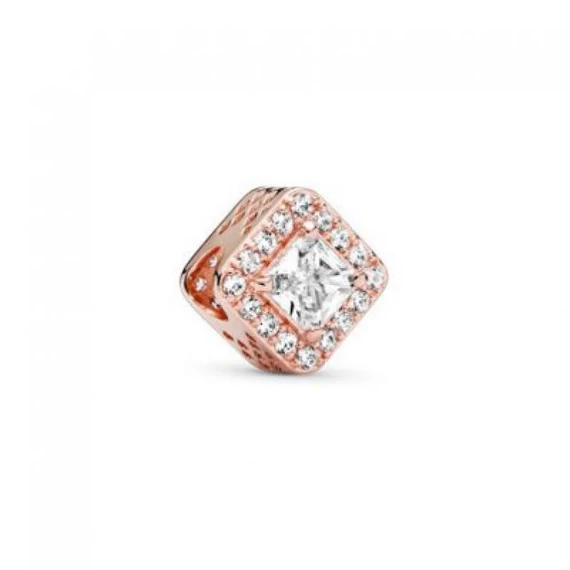 Pandora  - rose geometrikus ragyogás charm - 786206CZ