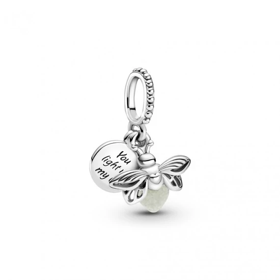 Pandora  - Foszforeszkáló szentjánosbogár függő charm - 799352C01