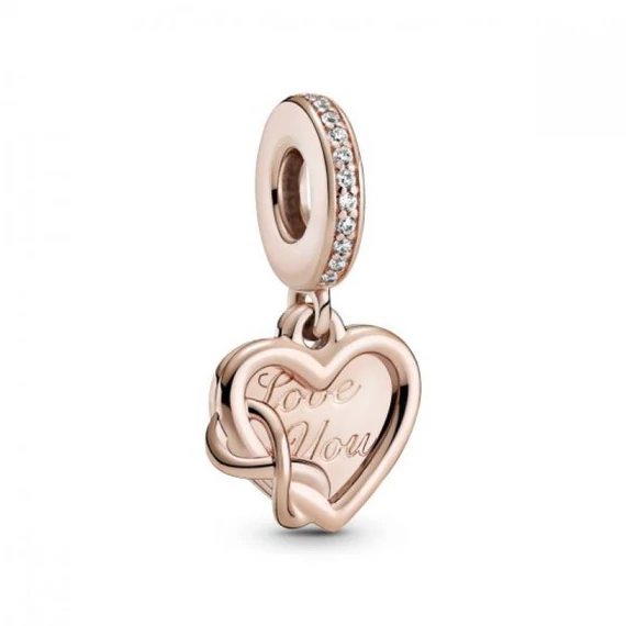 Pandora  - Végtelenszer szeretlek szív függő charm - 789369C01