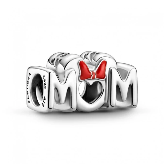Pandora  - Disney Minnie Egér masni és anyuka charm - 799363C01