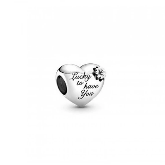 Pandora  - Pandora szív és lóhere charm - 799364C00