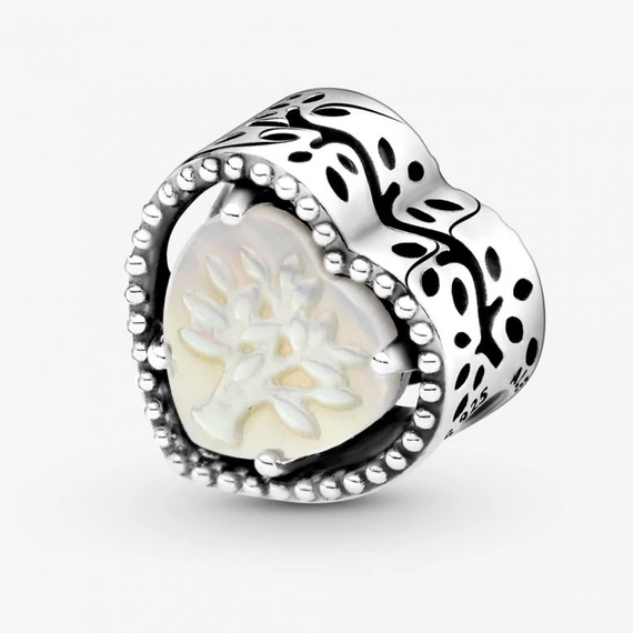 Pandora  - Áttört szív és családfa charm - 799413C01